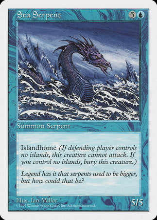 Sea Serpent [Fifth Edition] | Magic Magpie