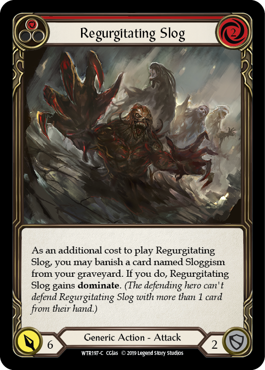 Regurgitating Slog (Red) [WTR197-C] Alpha Print Normal | Magic Magpie