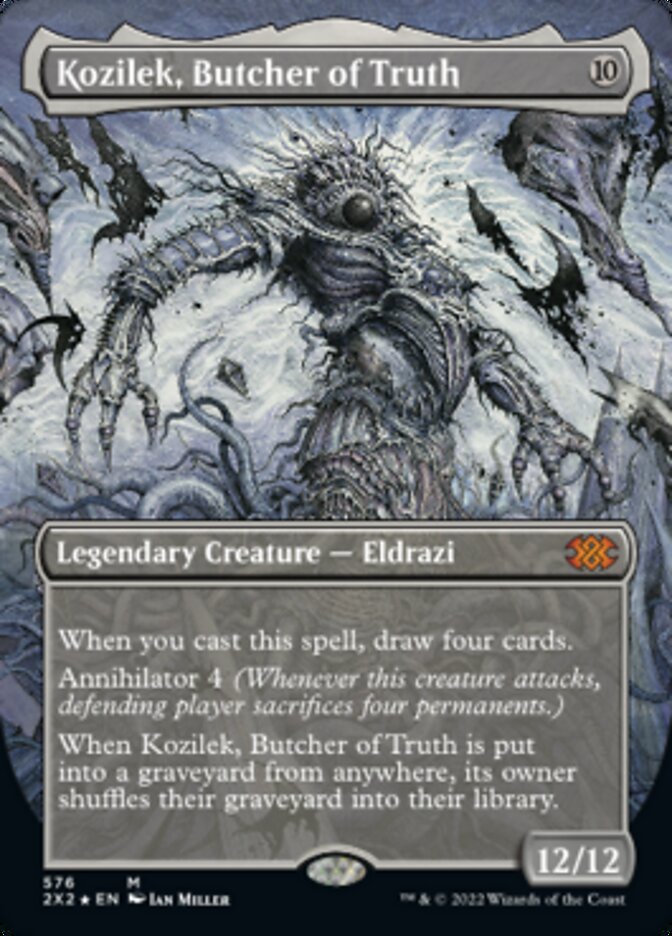 Kozilek, Butcher of Truth (Textured Foil) [Double Masters 2022] | Magic Magpie