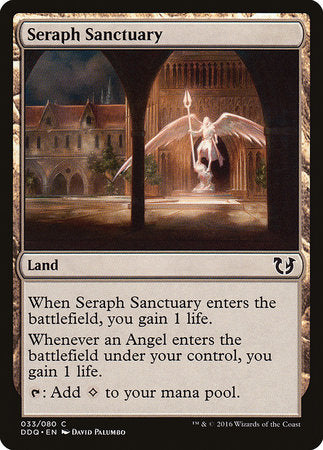 Seraph Sanctuary [Duel Decks: Blessed vs. Cursed] | Magic Magpie