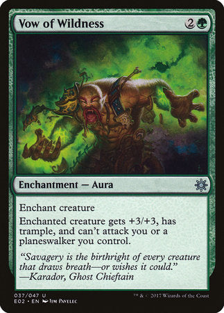 Vow of Wildness [Explorers of Ixalan] | Magic Magpie