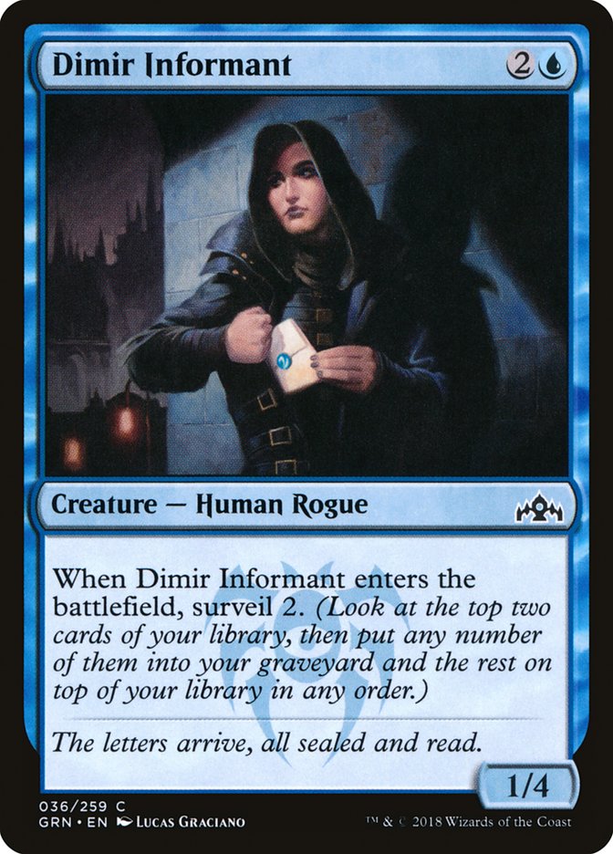 Dimir Informant [Guilds of Ravnica] | Magic Magpie