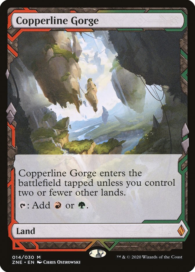 Copperline Gorge [Zendikar Rising Expeditions] | Magic Magpie