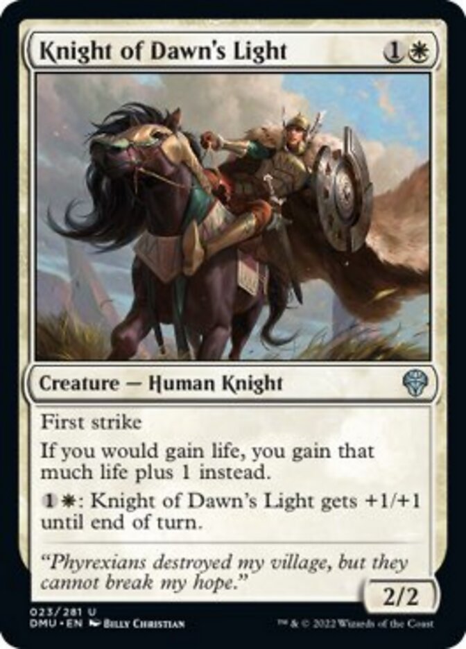 Knight of Dawn's Light [Dominaria United] | Magic Magpie