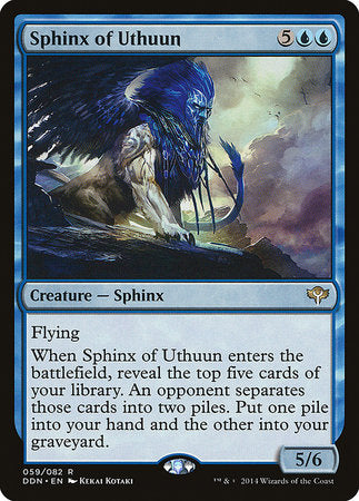 Sphinx of Uthuun [Duel Decks: Speed vs. Cunning] | Magic Magpie