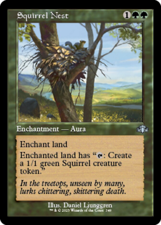 Squirrel Nest (Retro) [Dominaria Remastered] | Magic Magpie