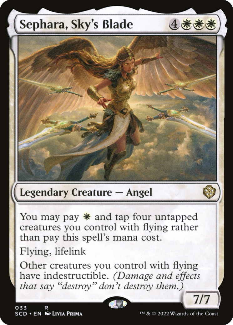 Sephara, Sky's Blade [Starter Commander Decks] | Magic Magpie