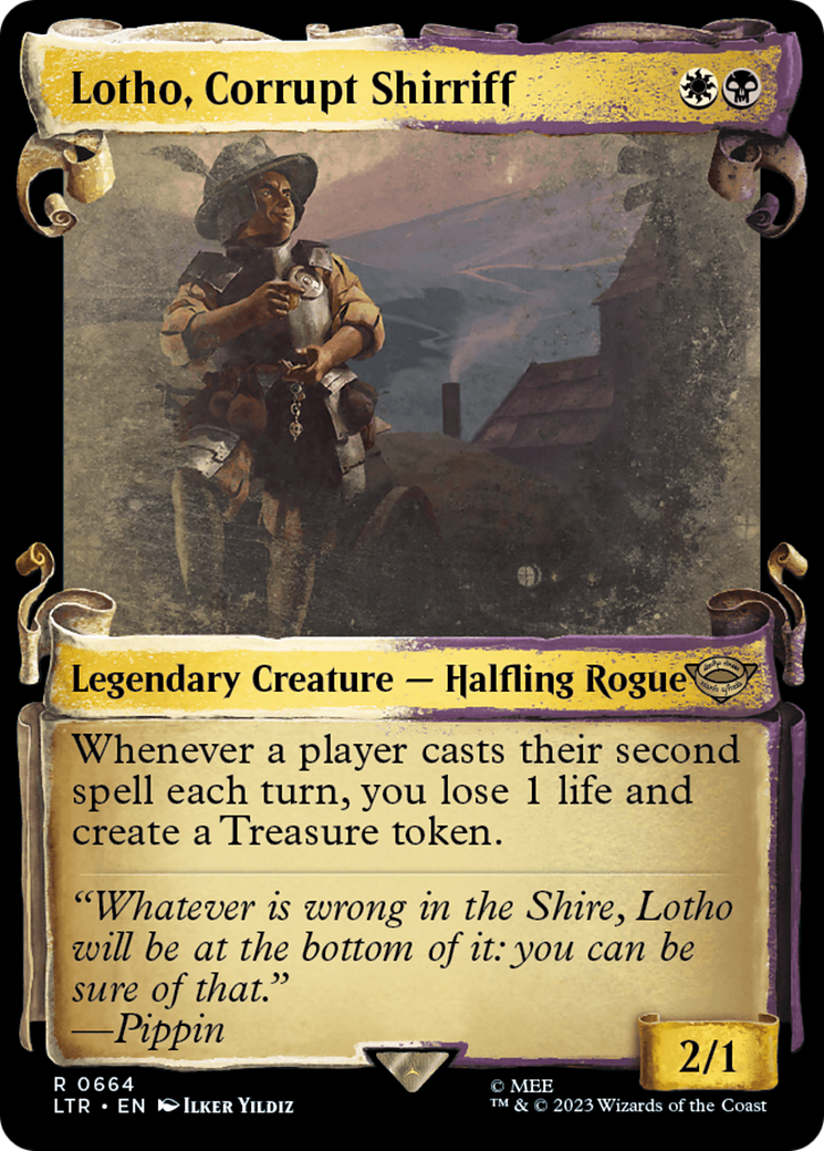 Lotho, Corrupt Shirriff [The Lord of the Rings: Tales of Middle-Earth Showcase Scrolls] | Magic Magpie