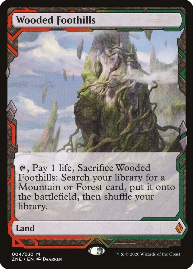 Wooded Foothills [Zendikar Rising Expeditions] | Magic Magpie