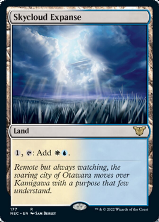 Skycloud Expanse [Kamigawa: Neon Dynasty Commander] | Magic Magpie