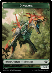 Gnome // Dinosaur (0010) Double-Sided Token [The Lost Caverns of Ixalan Tokens] | Magic Magpie