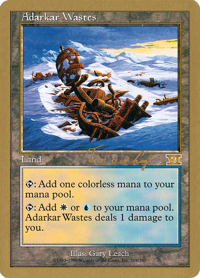 Adarkar Wastes (Tom van de Logt) [World Championship Decks 2000] | Magic Magpie