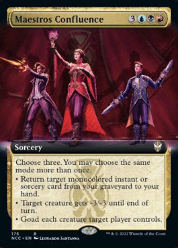 Maestros Confluence (Extended Art) [Streets of New Capenna Commander] | Magic Magpie