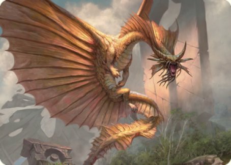 Ancient Gold Dragon Art Card (28) [Commander Legends: Battle for Baldur's Gate Art Series] | Magic Magpie