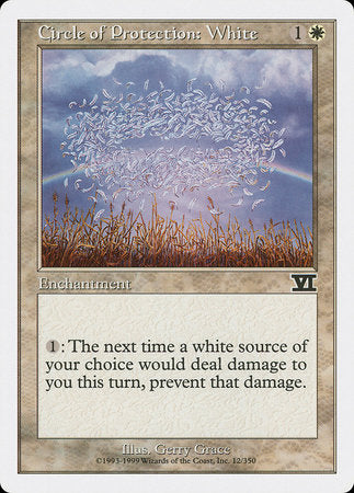 Circle of Protection: White [Classic Sixth Edition] | Magic Magpie