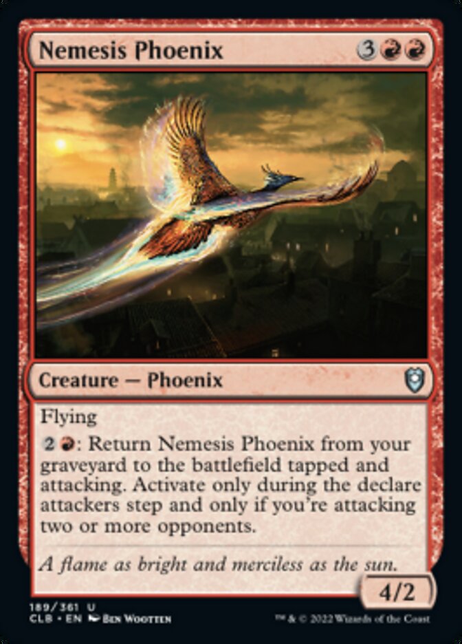 Nemesis Phoenix [Commander Legends: Battle for Baldur's Gate] | Magic Magpie