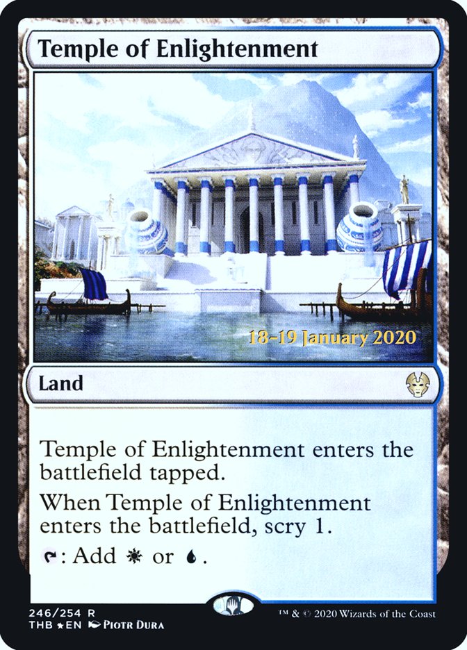 Temple of Enlightenment [Theros Beyond Death Prerelease Promos] | Magic Magpie