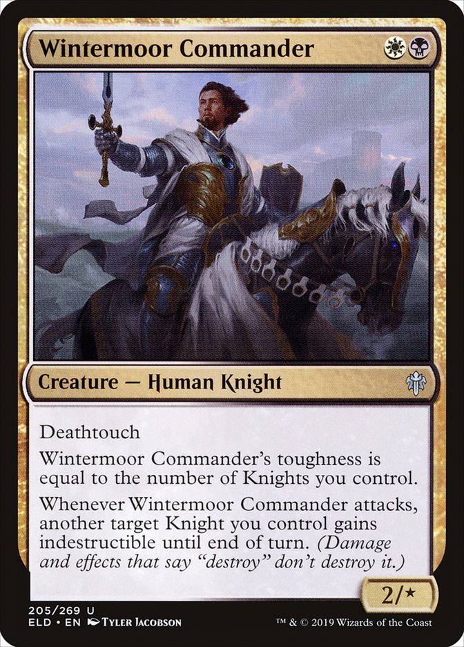 Wintermoor Commander [Throne of Eldraine] | Magic Magpie