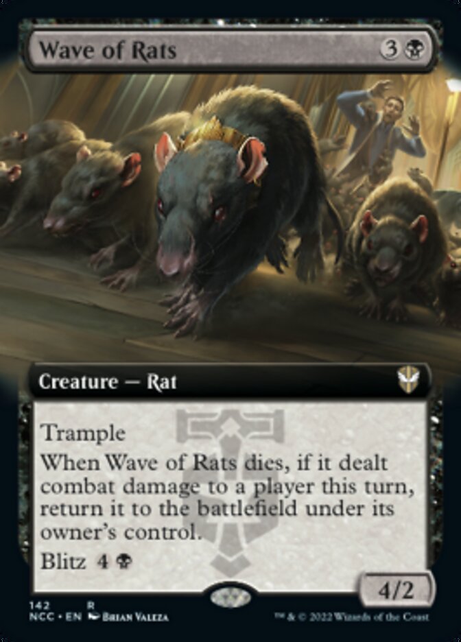 Wave of Rats (Extended Art) [Streets of New Capenna Commander] | Magic Magpie