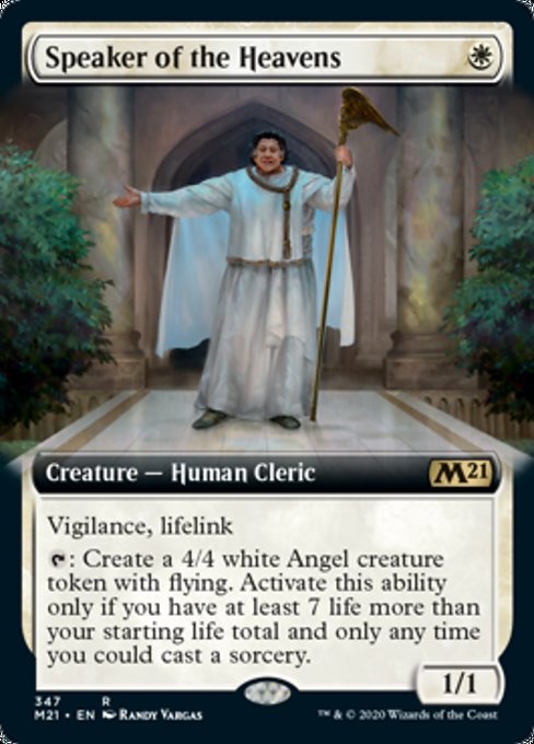 Speaker of the Heavens (Extended Art) [Core Set 2021] | Magic Magpie