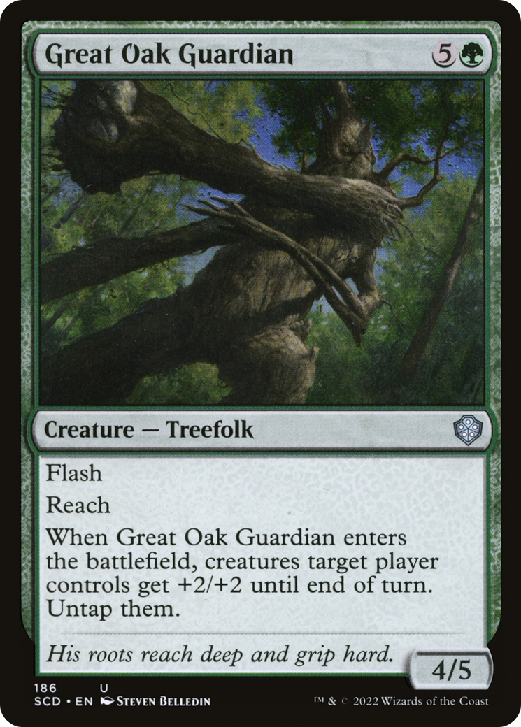 Great Oak Guardian [Starter Commander Decks] | Magic Magpie