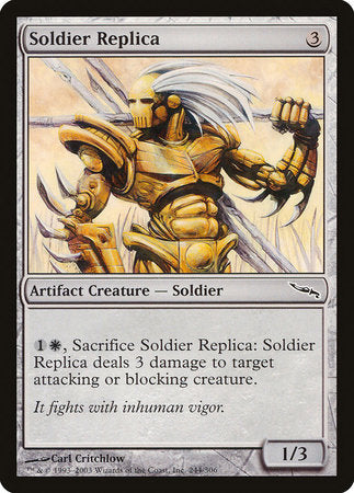 Soldier Replica [Mirrodin] | Magic Magpie