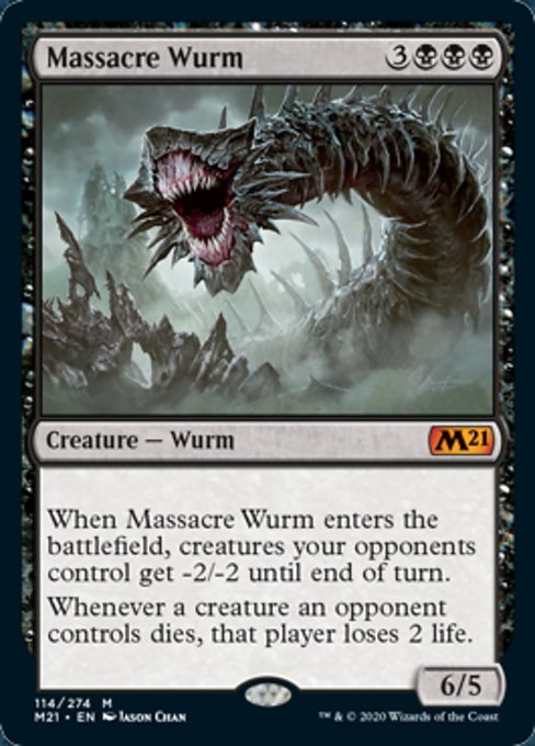 Massacre Wurm [Core Set 2021] | Magic Magpie