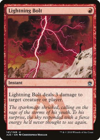 Lightning Bolt [Masters 25] | Magic Magpie