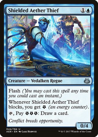 Shielded Aether Thief [Aether Revolt] | Magic Magpie