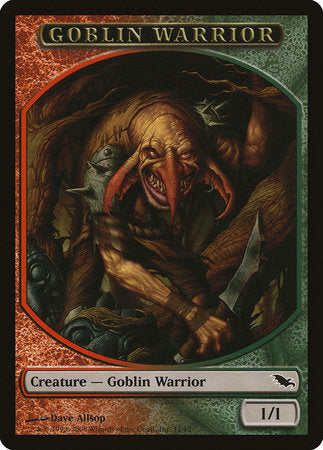 Goblin Warrior Token (Red/Green) [Shadowmoor Tokens] | Magic Magpie