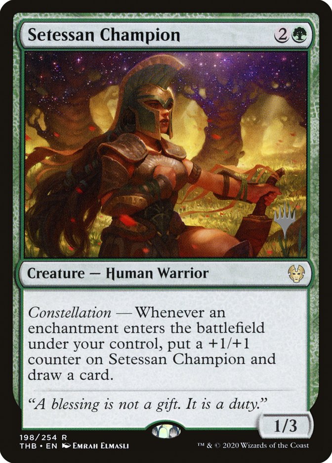 Setessan Champion (Promo Pack) [Theros Beyond Death Promos] | Magic Magpie