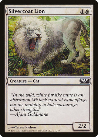 Silvercoat Lion [Magic 2011] | Magic Magpie