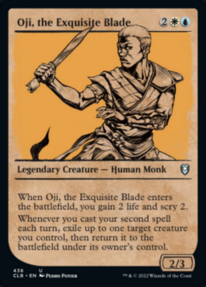 Oji, the Exquisite Blade (Showcase) [Commander Legends: Battle for Baldur's Gate] | Magic Magpie