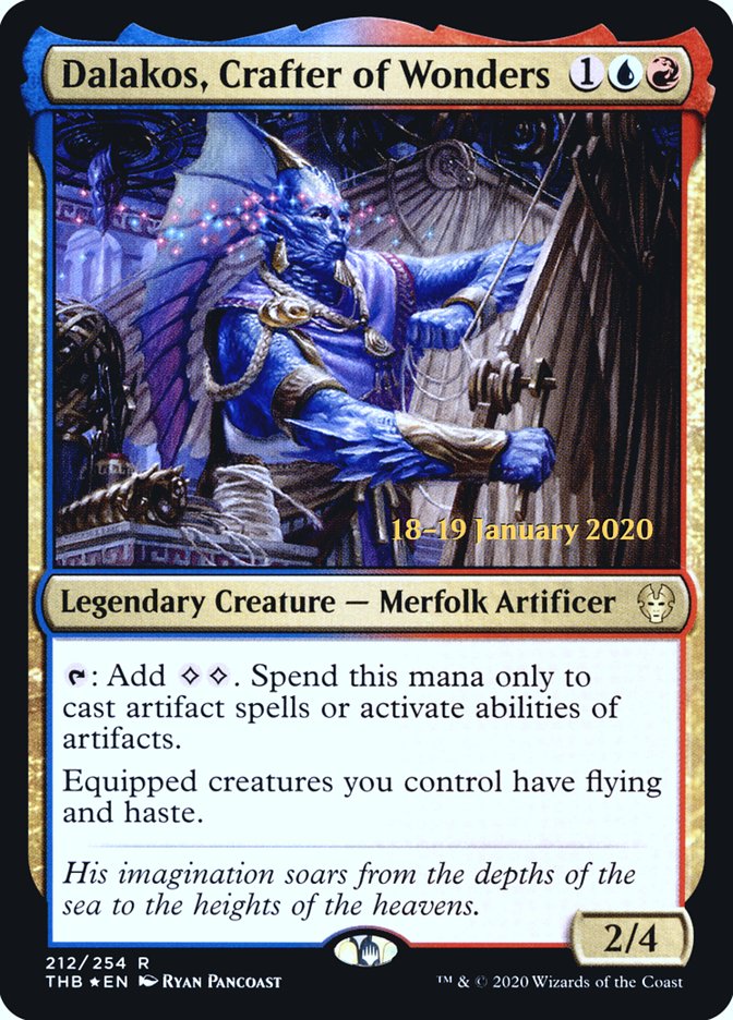 Dalakos, Crafter of Wonders [Theros Beyond Death Prerelease Promos] | Magic Magpie