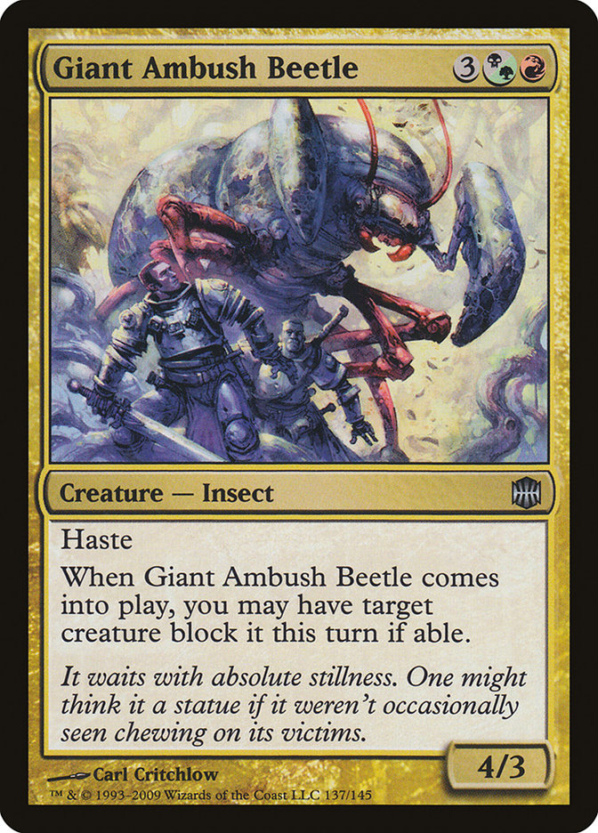 Giant Ambush Beetle [Alara Reborn] | Magic Magpie