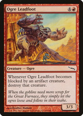 Ogre Leadfoot [Mirrodin] | Magic Magpie