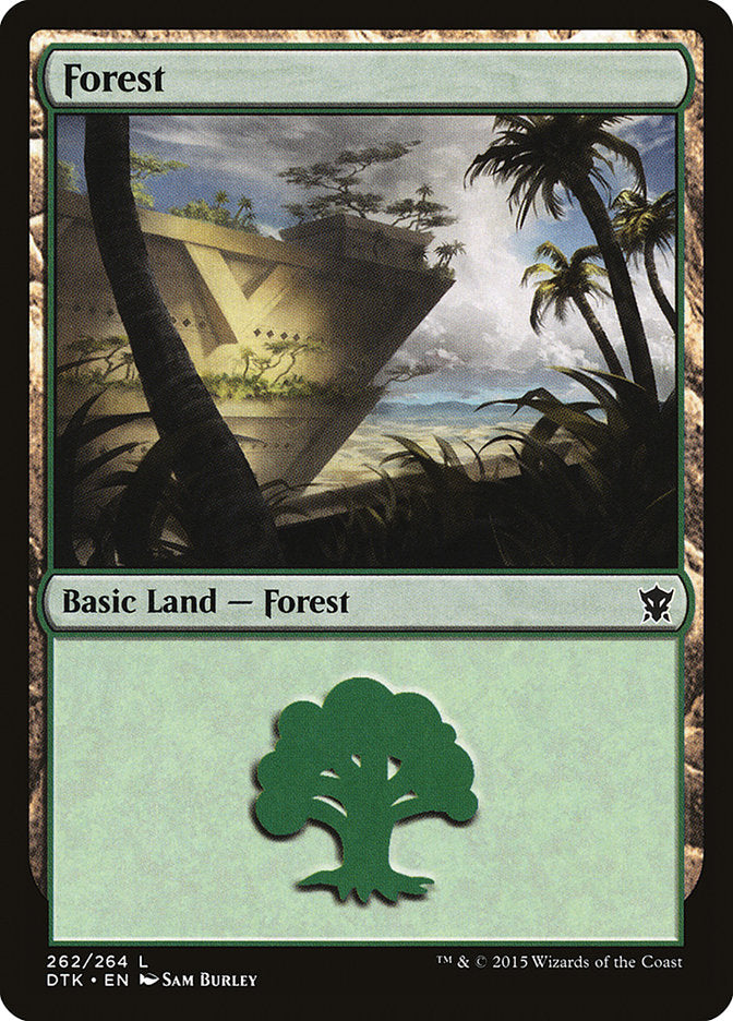 Forest (262) [Dragons of Tarkir] | Magic Magpie
