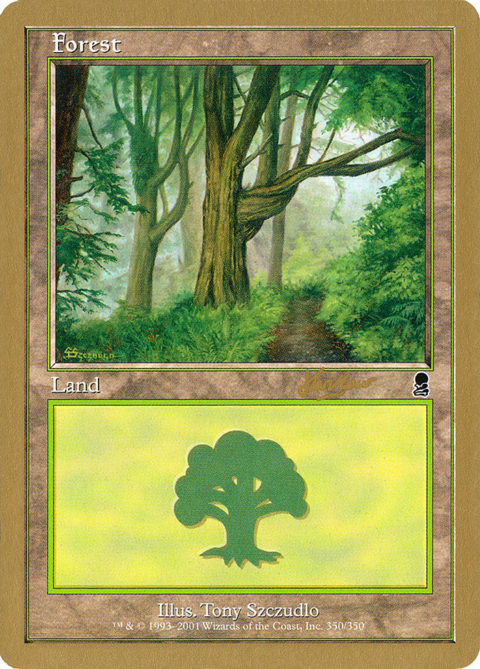 Forest (shh350) (Sim Han How) [World Championship Decks 2002] | Magic Magpie