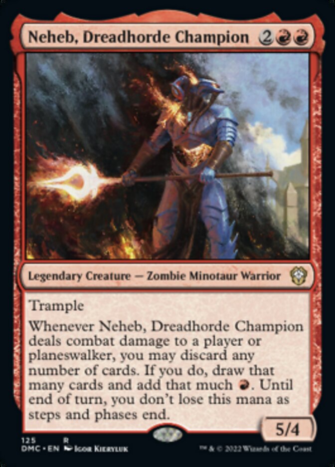 Neheb, Dreadhorde Champion [Dominaria United Commander] | Magic Magpie