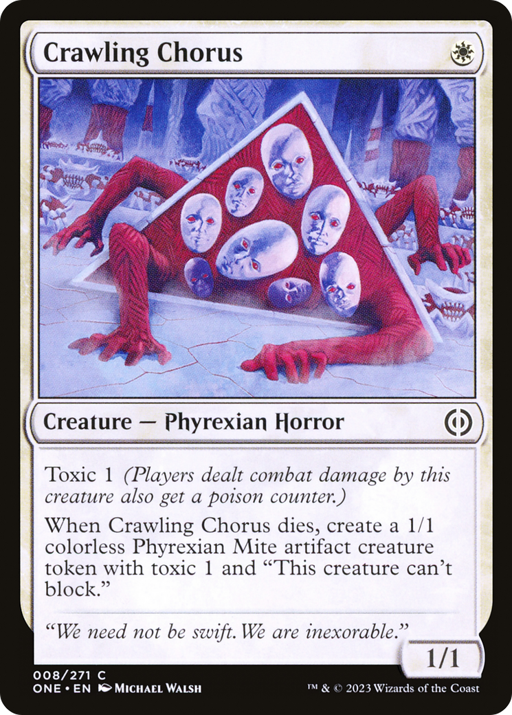 Crawling Chorus [Phyrexia: All Will Be One] | Magic Magpie