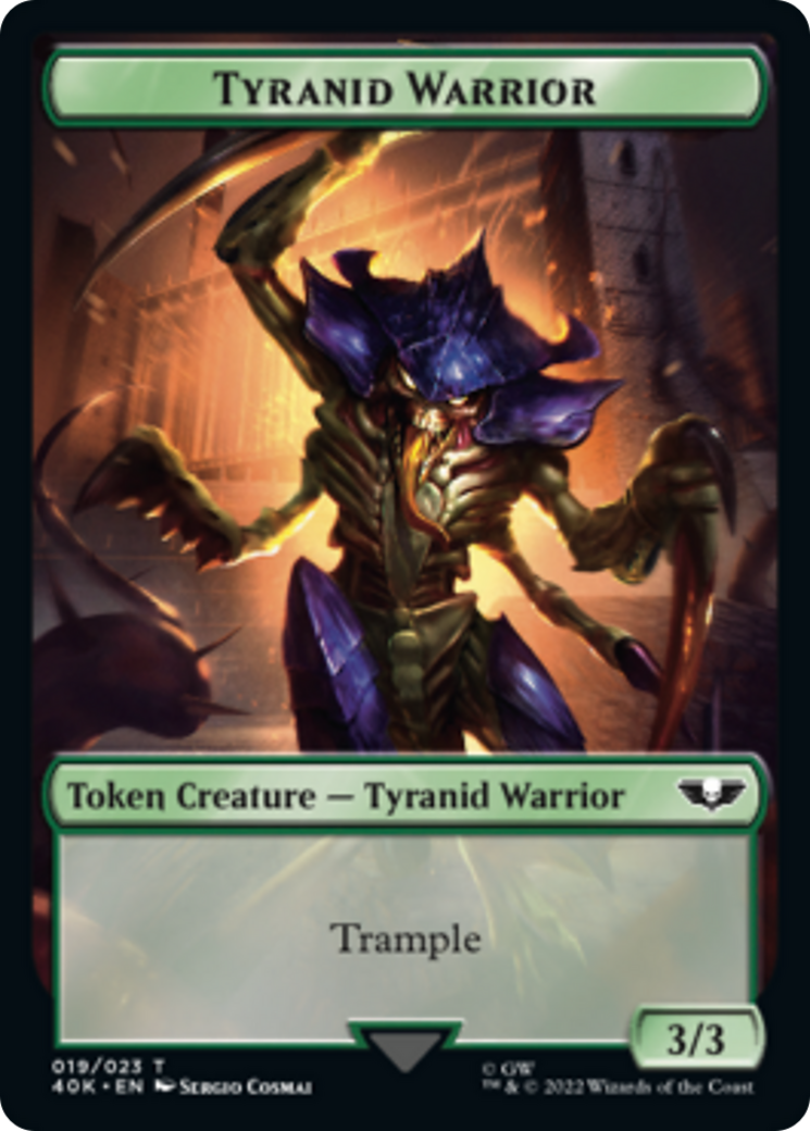 Tyranid (17) // Tyranid Warrior [Universes Beyond: Warhammer 40,000 Tokens] | Magic Magpie
