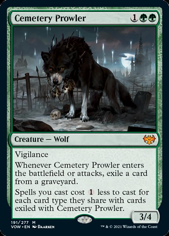 Cemetery Prowler [Innistrad: Crimson Vow] | Magic Magpie