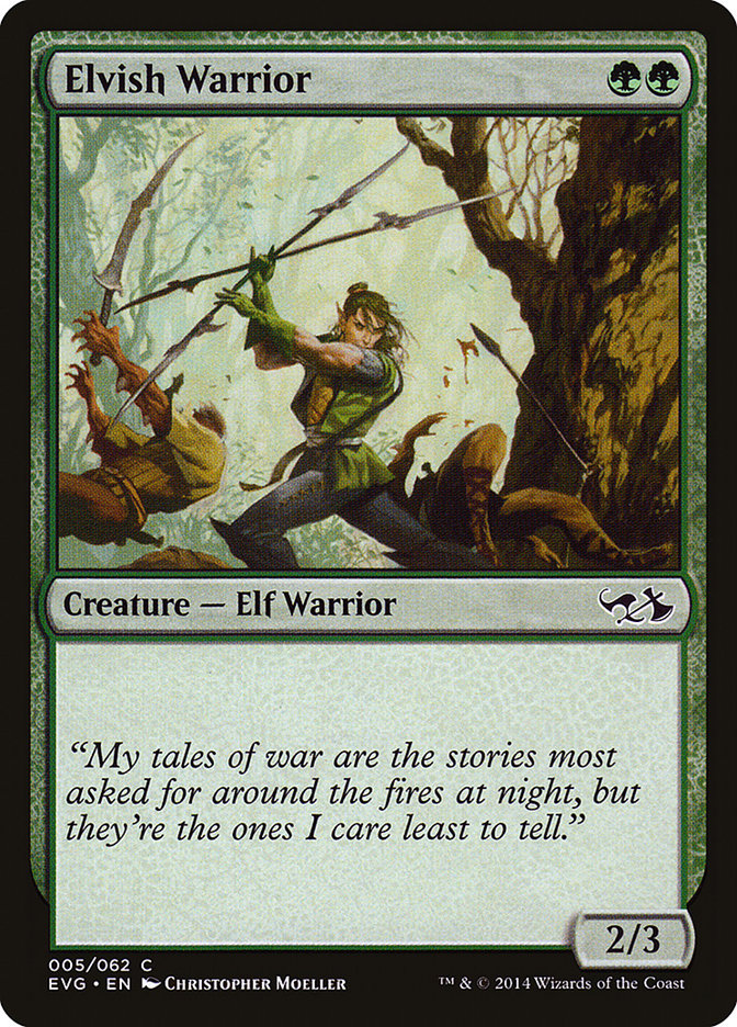 Elvish Warrior (Elves vs. Goblins) [Duel Decks Anthology] | Magic Magpie
