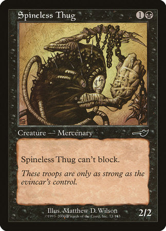 Spineless Thug [Nemesis] | Magic Magpie