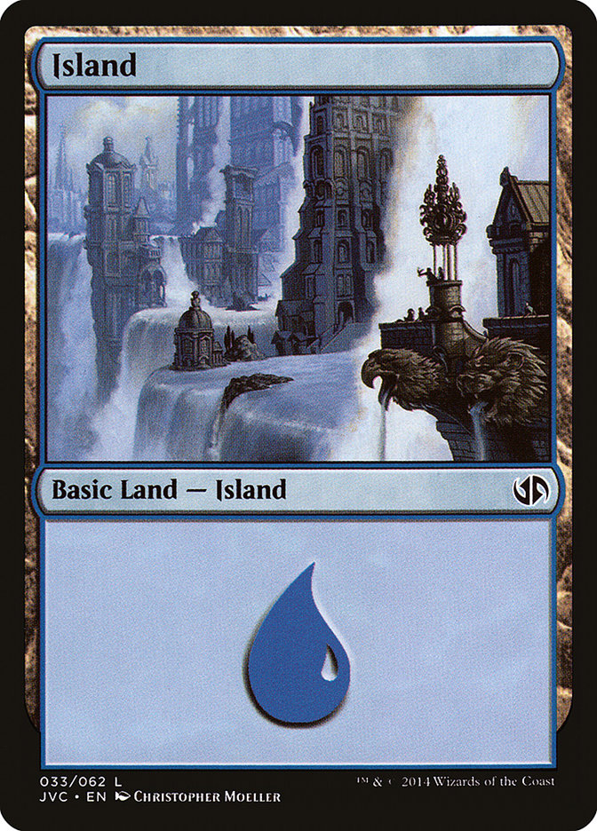 Island (33) [Duel Decks Anthology] | Magic Magpie