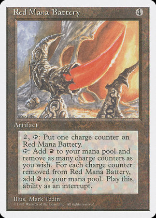 Red Mana Battery [Fourth Edition] | Magic Magpie