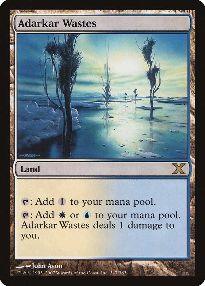 Adarkar Wastes [Tenth Edition] | Magic Magpie