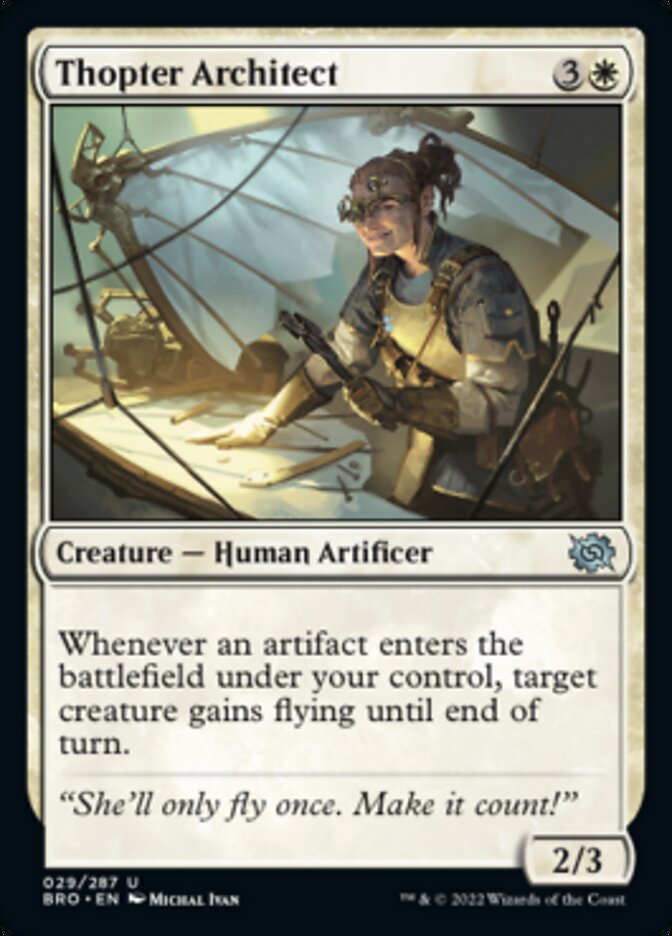 Thopter Architect [The Brothers' War] | Magic Magpie