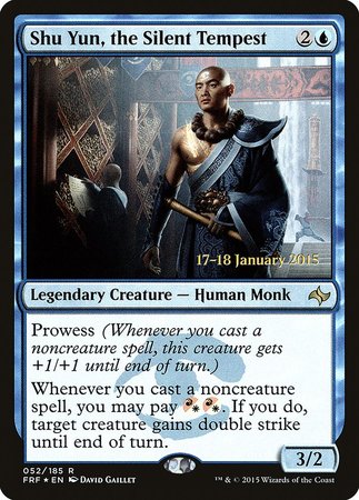 Shu Yun, the Silent Tempest [Fate Reforged Promos] | Magic Magpie