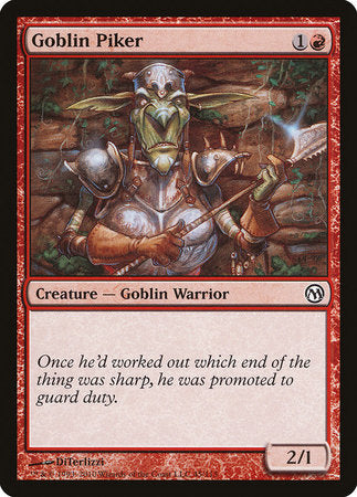 Goblin Piker [Duels of the Planeswalkers] | Magic Magpie